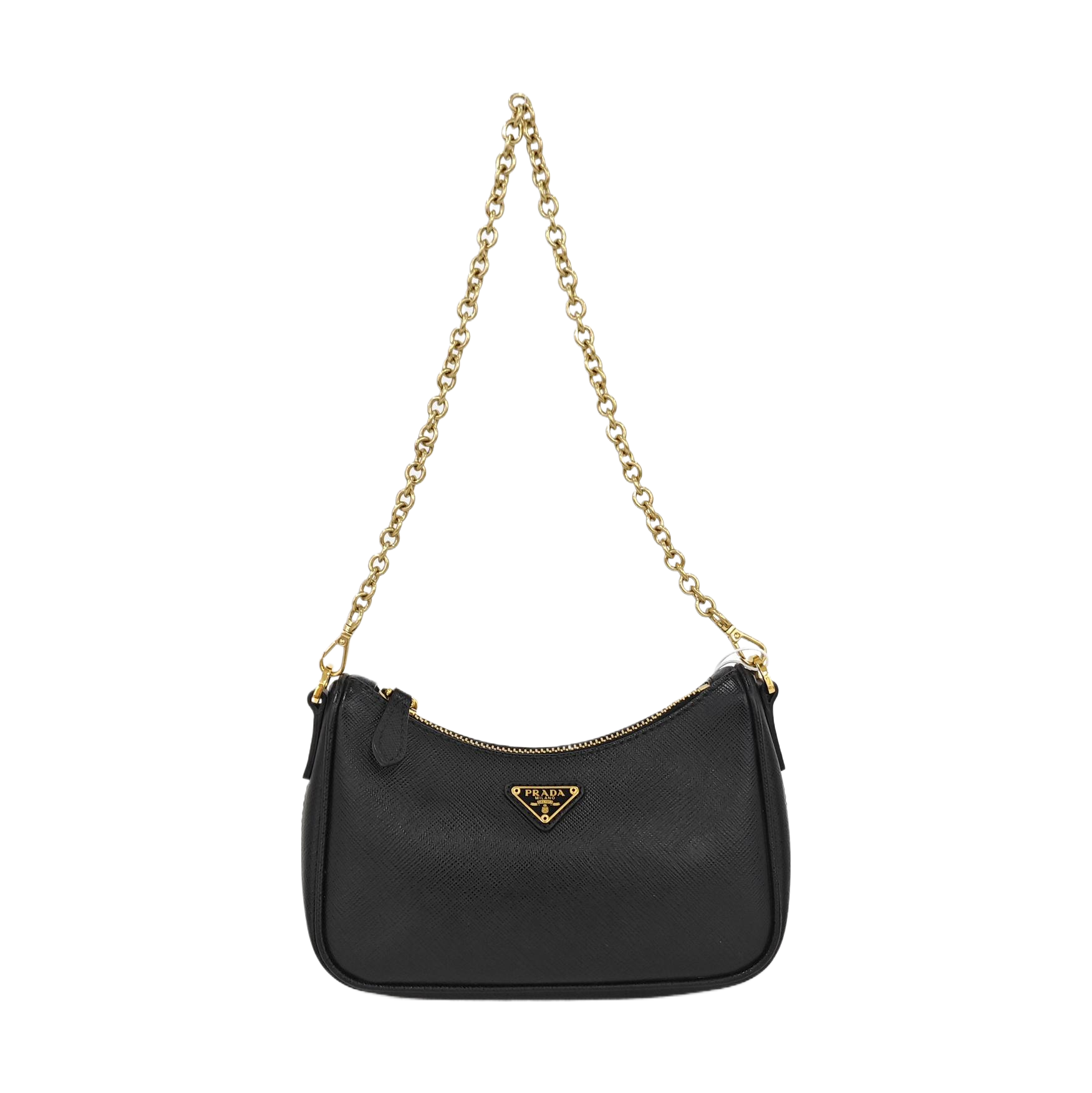 Re-Edition2005 Saffiano Calfskin Black