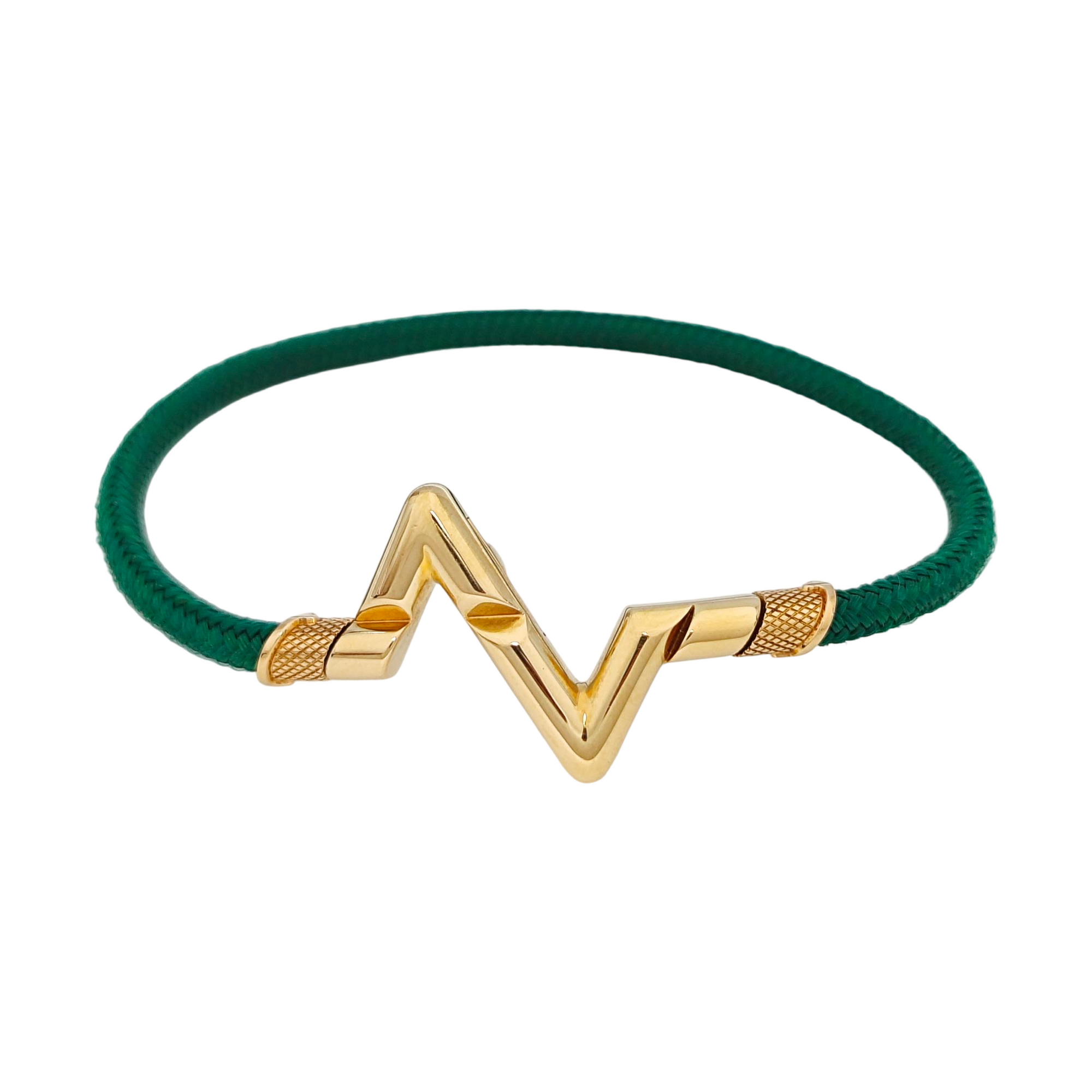 Fabric Green Bracelet