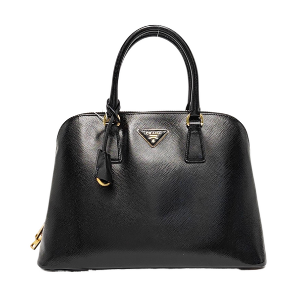 Authenticated pre-owned  Promenade Saffiano Calfskin Black - Top Handle Bag at Looply