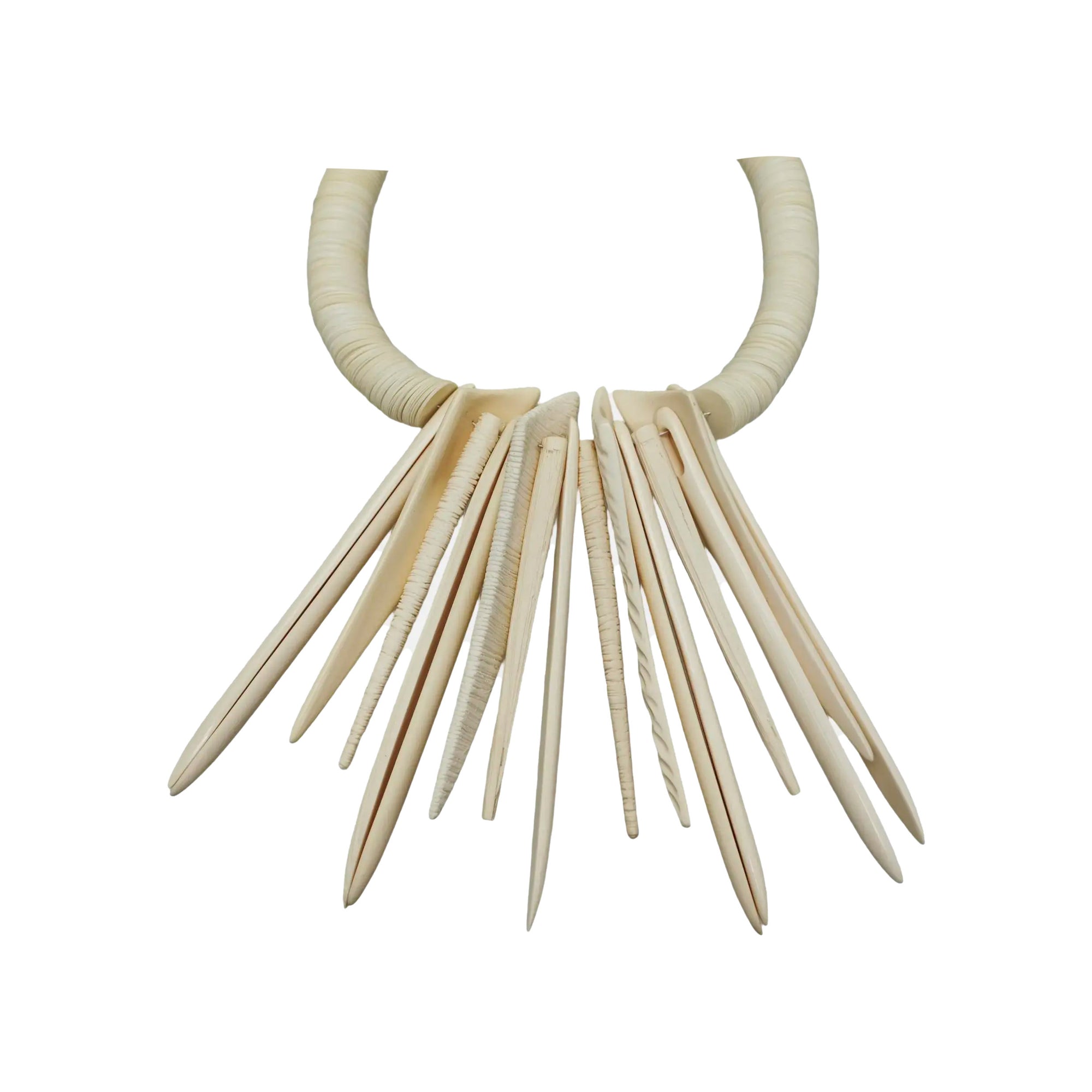 Resin White Necklace
