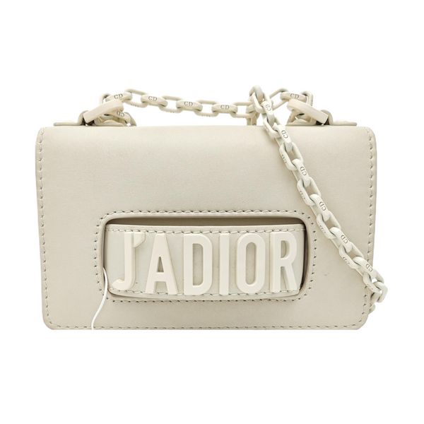 J'adior Calfskin White