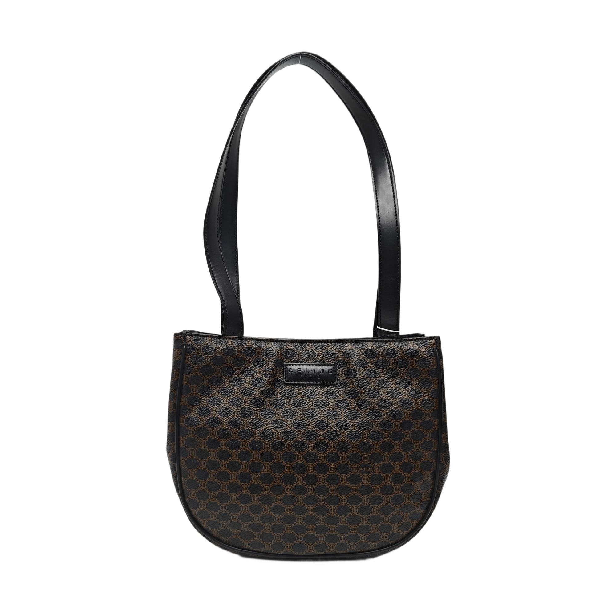 MACADAM TOP HANDLE COSMETIC BAGS Coated Canvas Black
