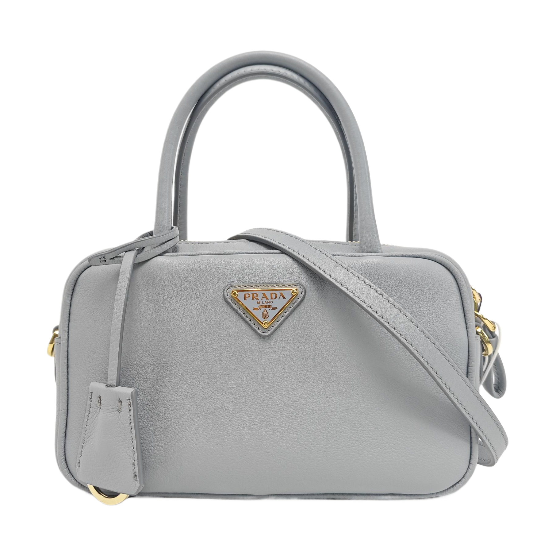 Calfskin Shoulder Bag Blue