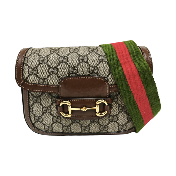 Horsebit 1955 Mini Coated Canvas Beige