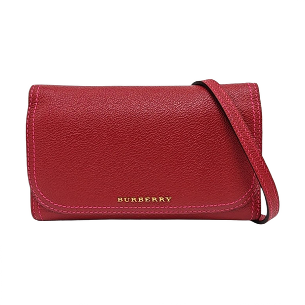 Calfskin Shoulder Bag Red