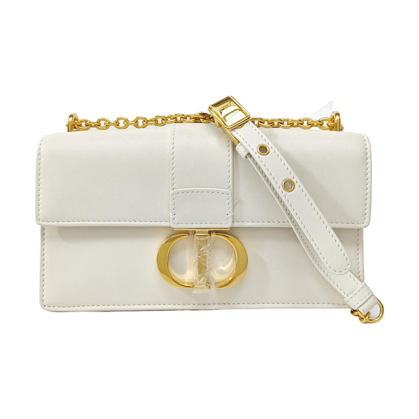 30 Montaigne East-West Calfskin White