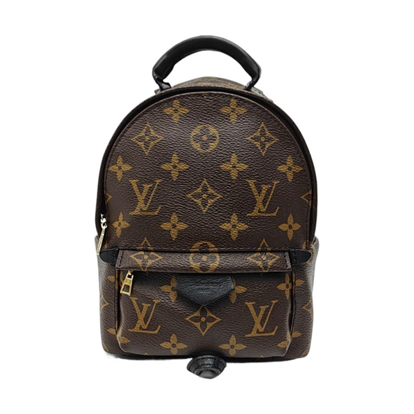 PALM SPRINGS Mini Monogram Coated Canvas Brown