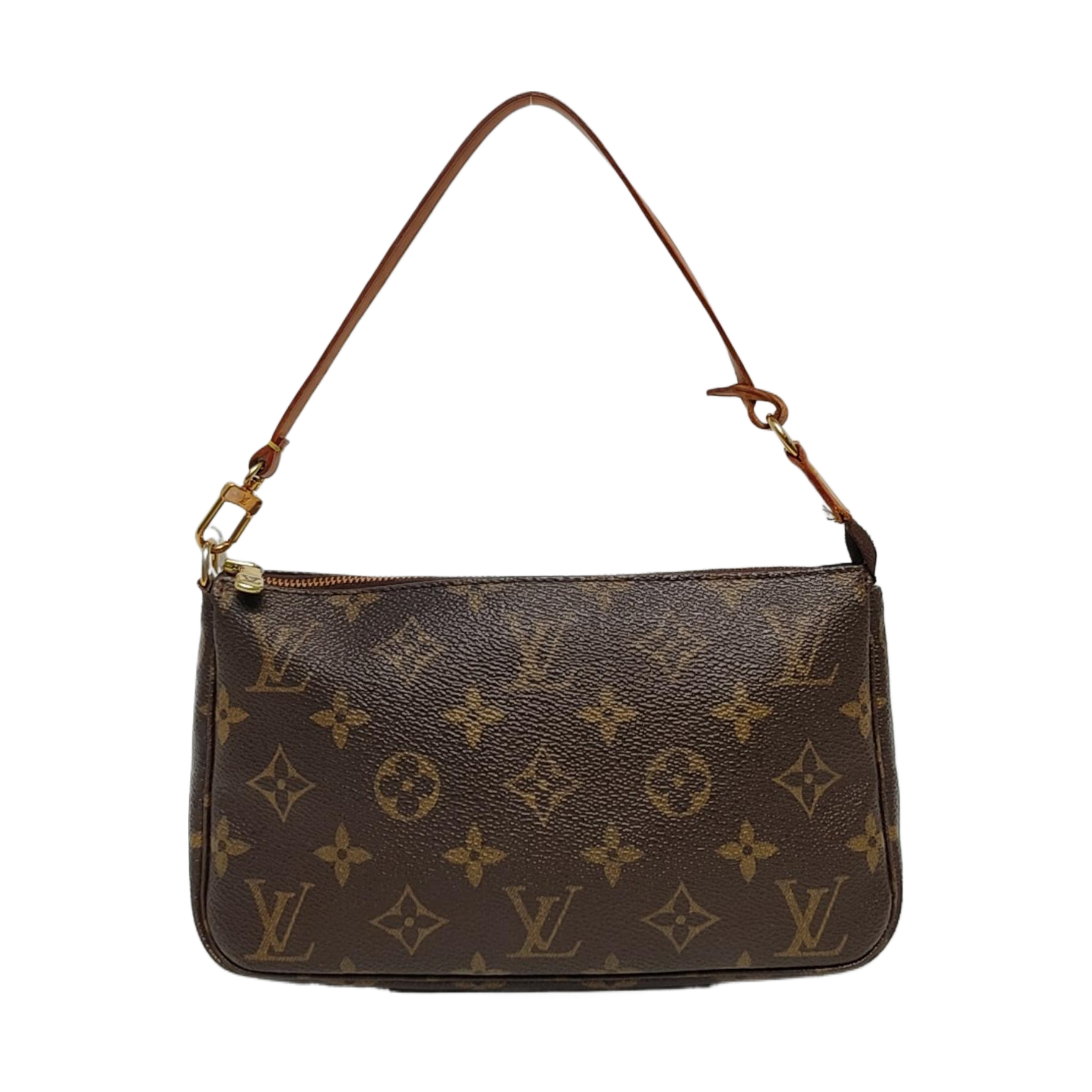 ACCESSOIRES Monogram Coated Canvas Brown