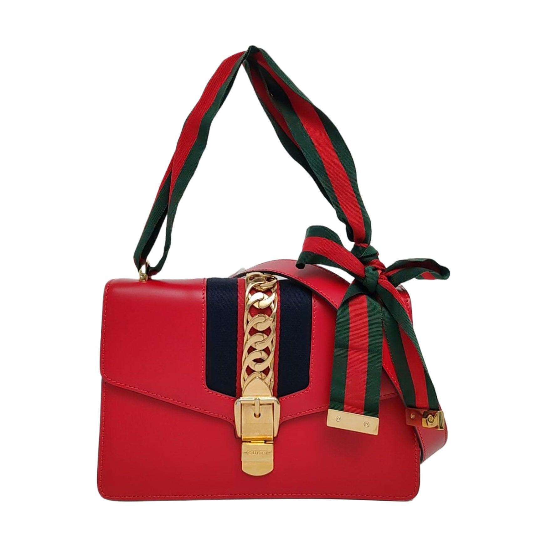Sylvie Small Calfskin Red