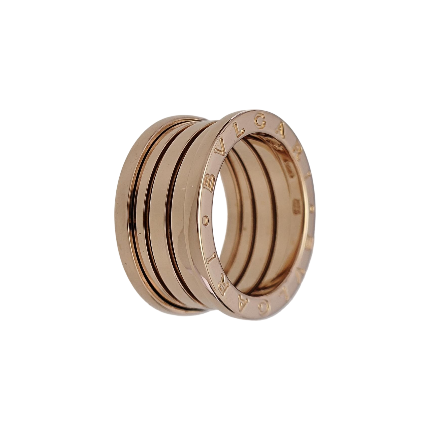 B.ZERO1 18k Rose Gold Ring EU 53