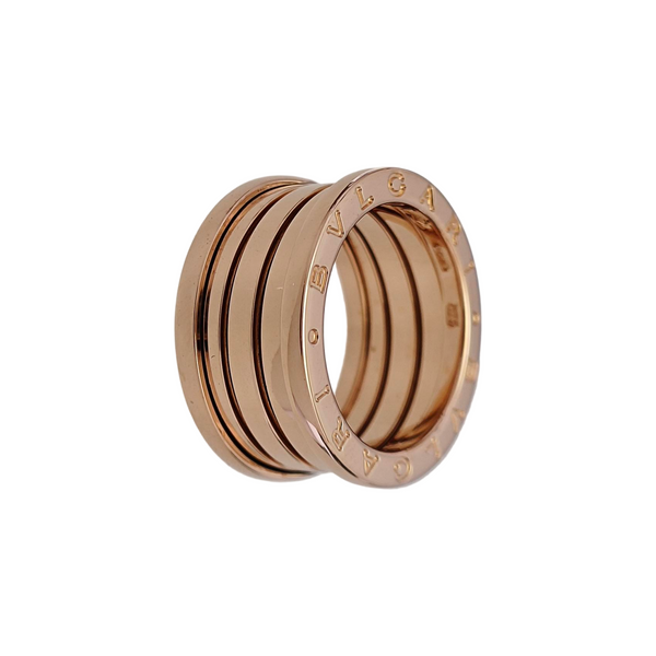 B.ZERO1 18k Rose Gold Ring EU 53