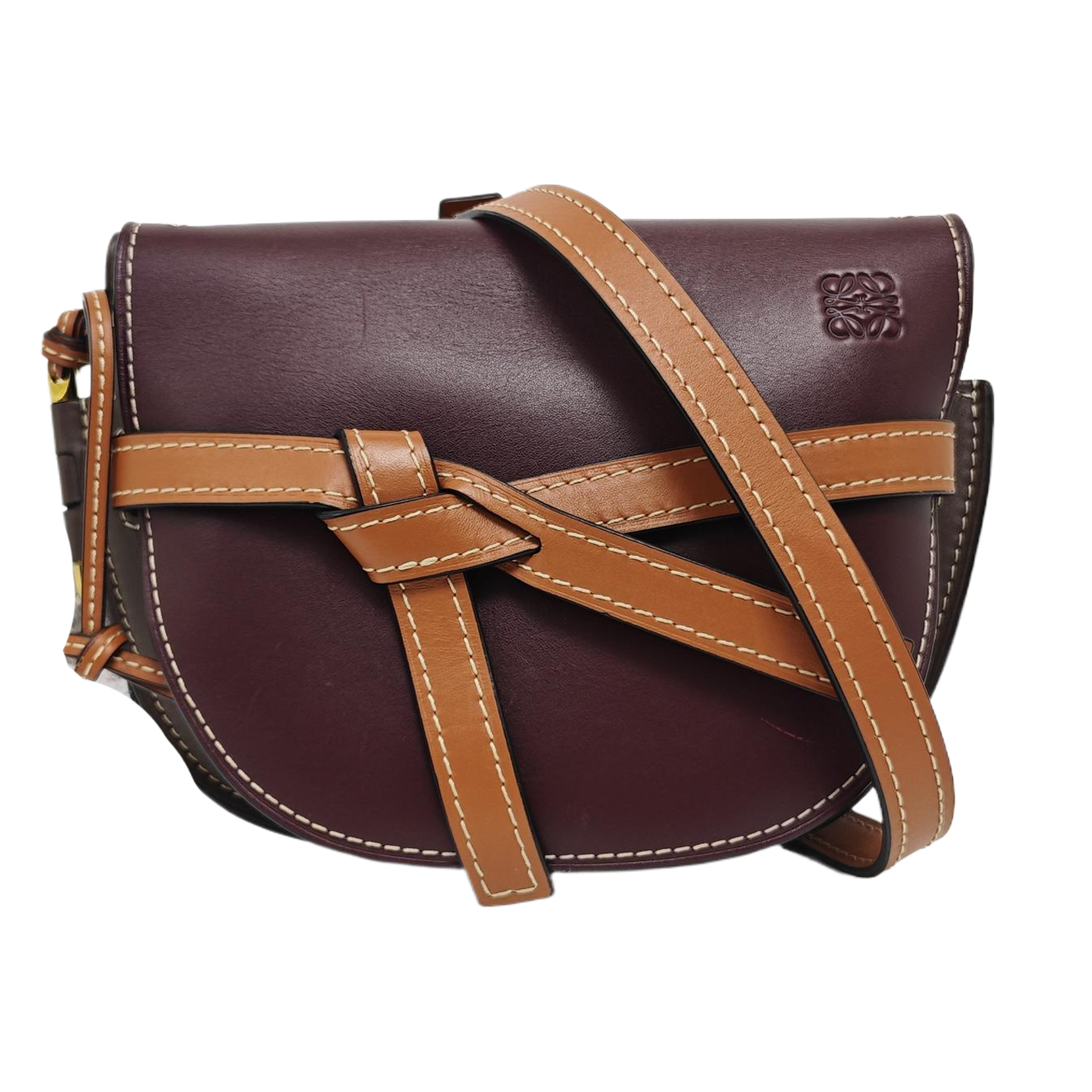 Gate Small Calfskin Brown