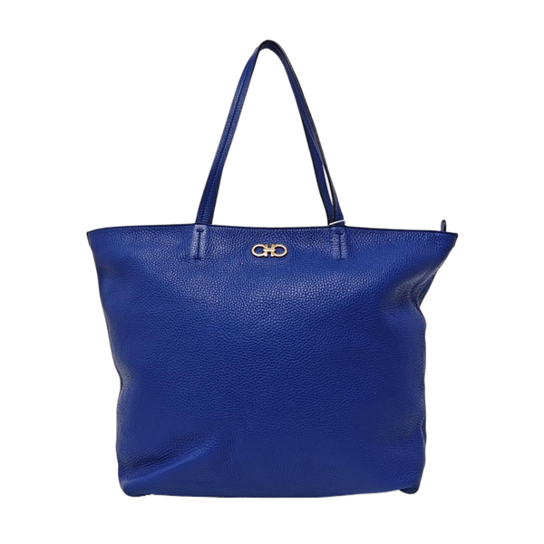 Calfskin Tote Bag Blue