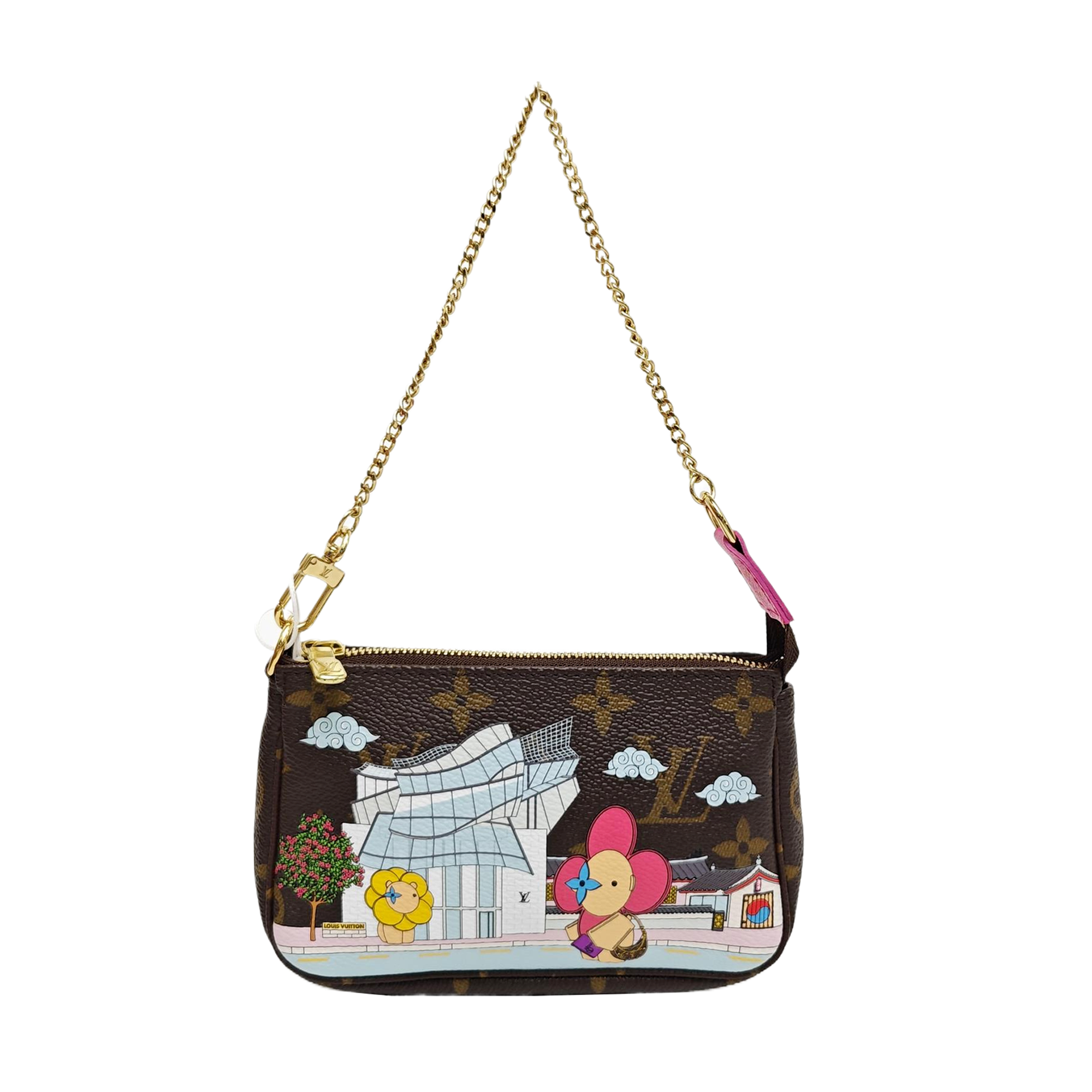 ACCESSOIRES Mini Monogram Coated Canvas Brown