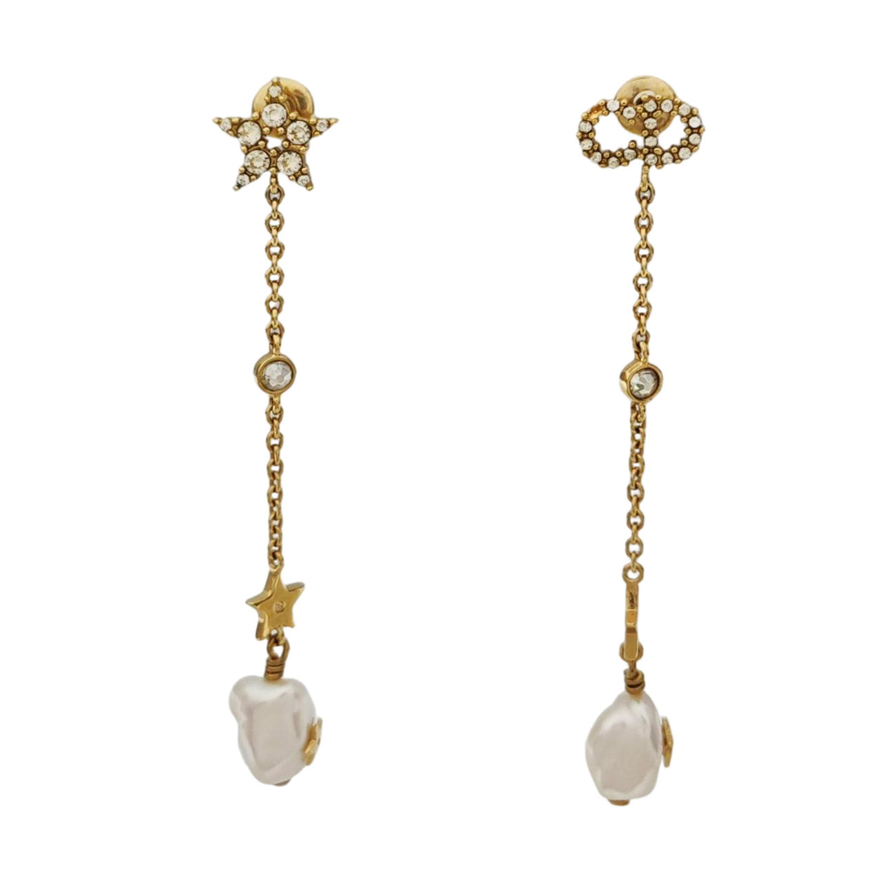 La Petite Tribale Metal Gold Earrings