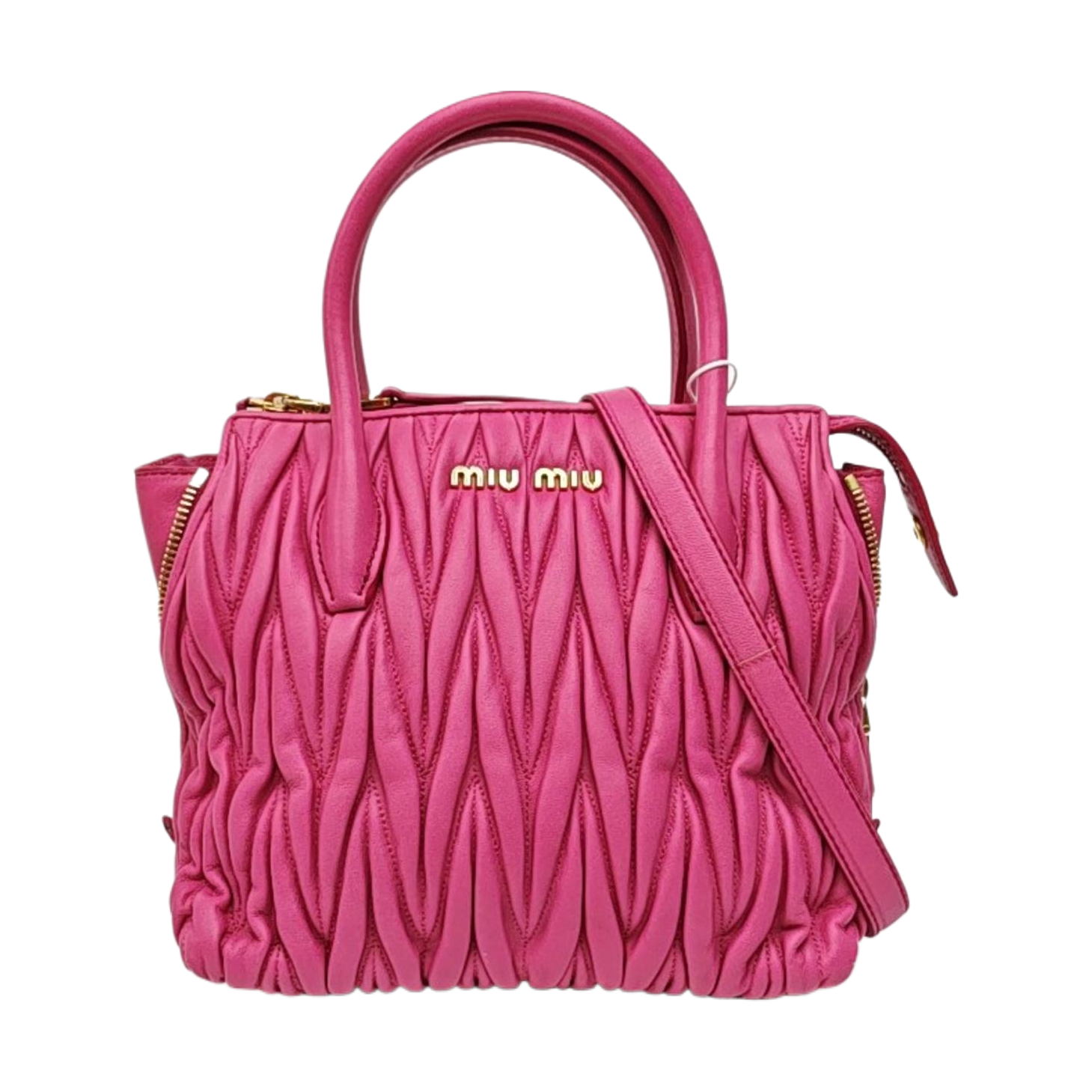Avenue Quilted Lambskin Red