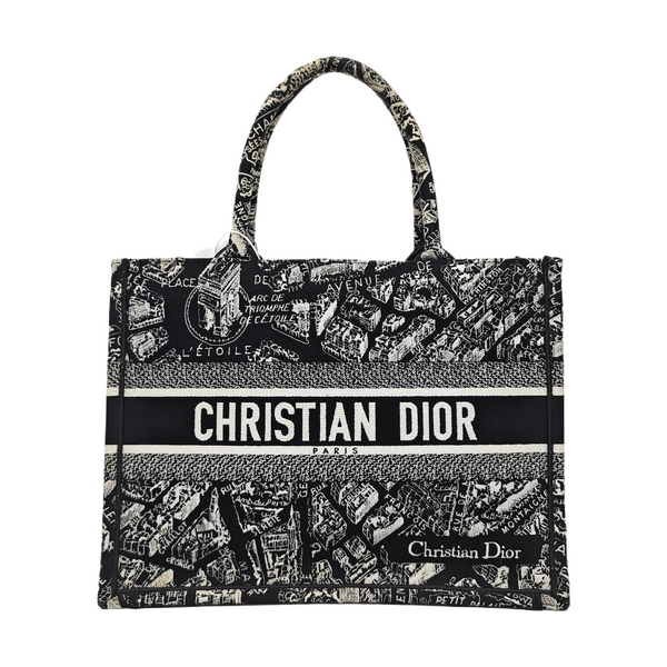 Book Tote Medium Canvas Black