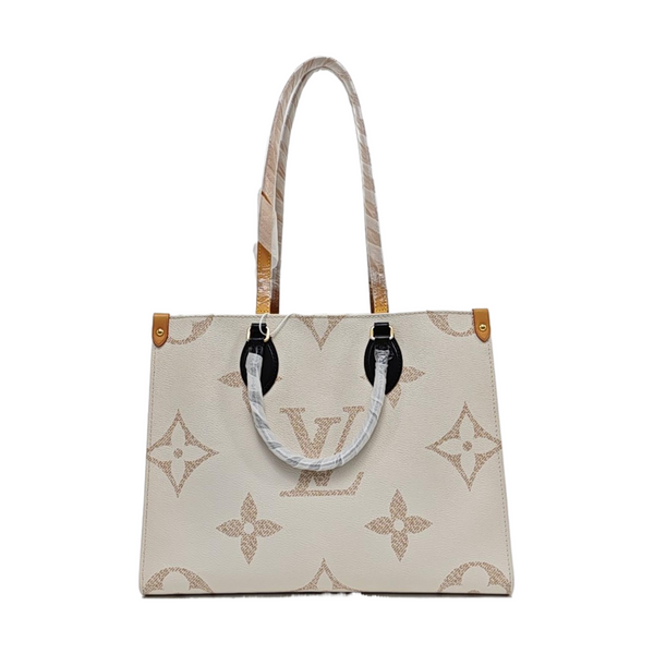 ONTHEGO MM Monogram Coated Canvas White