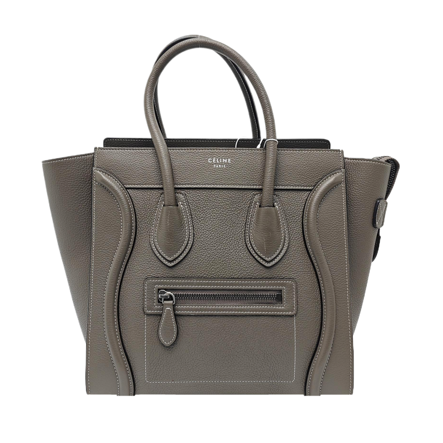 LUGGAGE Quilted Calfskin Gray