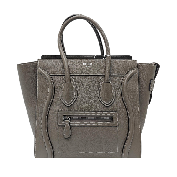 LUGGAGE Quilted Calfskin Gray