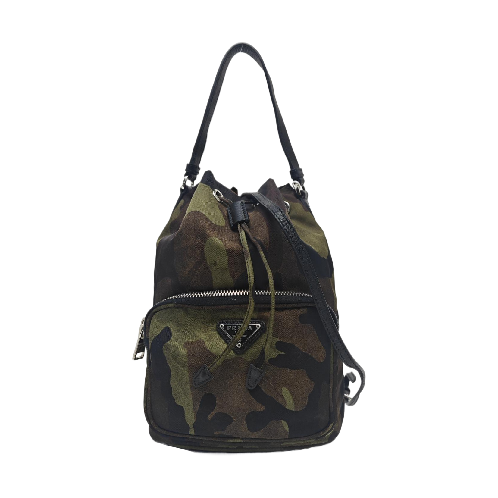 Nylon Bucket Bag Multicolor