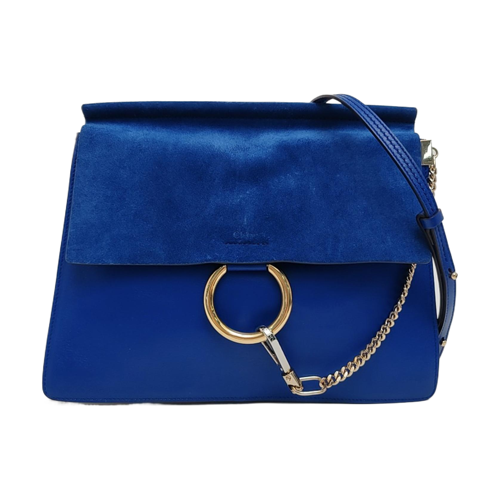Faye Medium Calfskin Blue