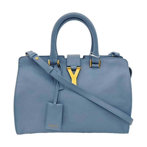 CHYC Y LIGNE Small Calfskin Blue