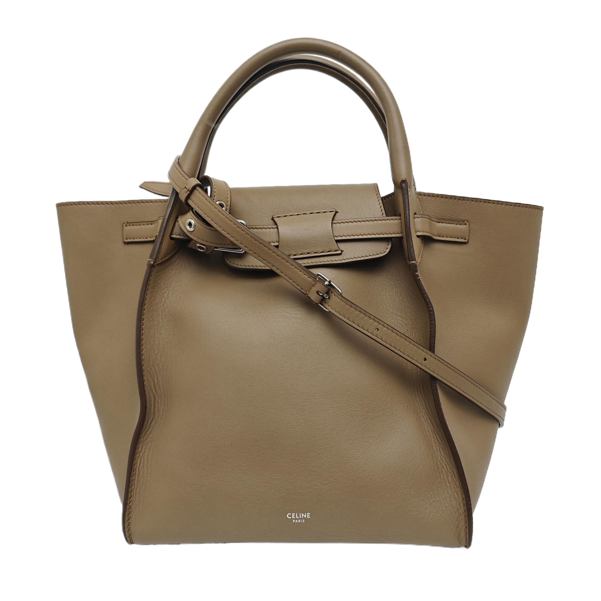 BIG BAG Small Calfskin Brown