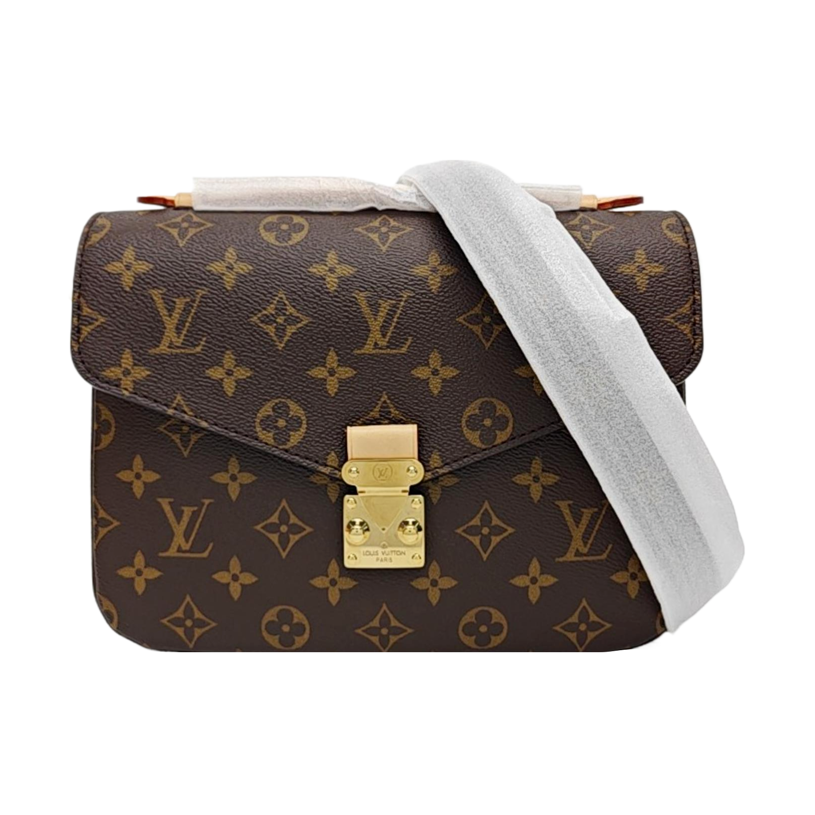 MÉTIS MM Monogram Coated Canvas Brown