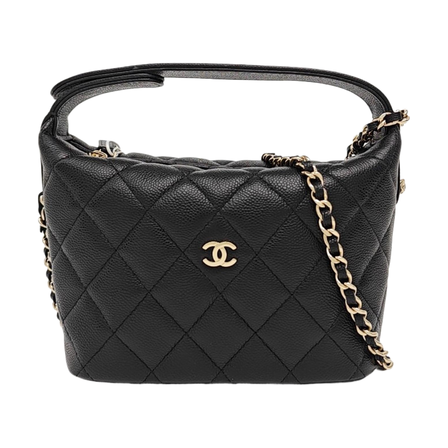 HOBO Quilted Grained Calfskin Black