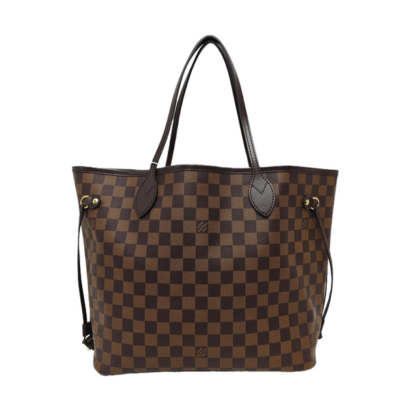 NEVERFULL MM Damier Ebene Coated Canvas Brown