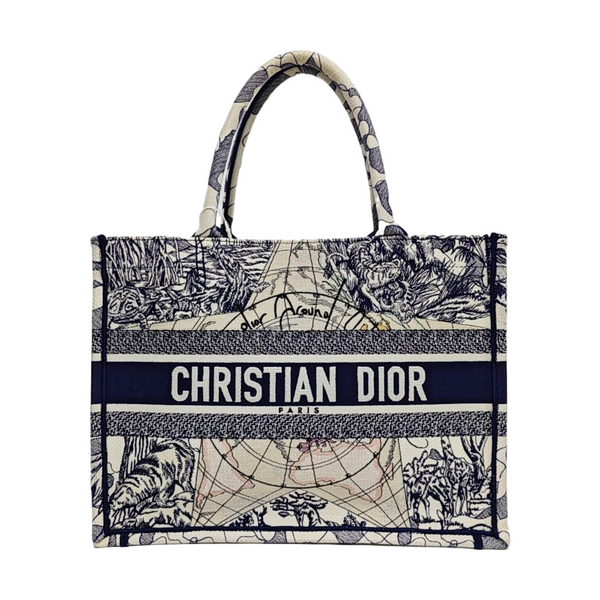 Book Tote Medium Canvas Blue