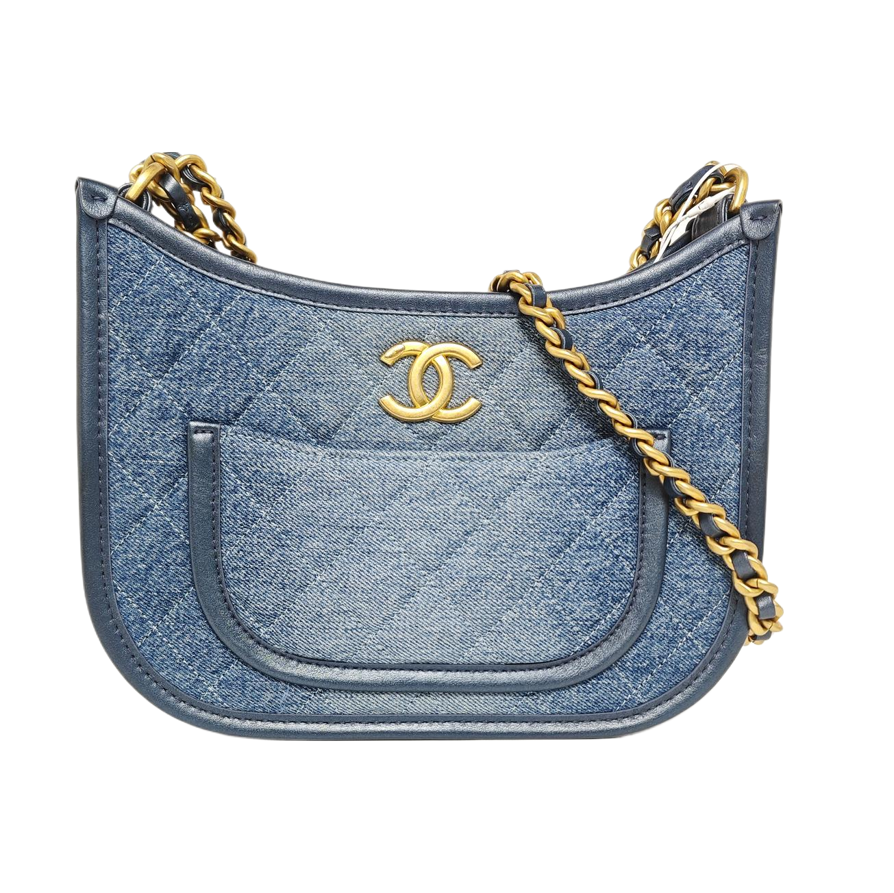 HOBO Quilted Denim Blue