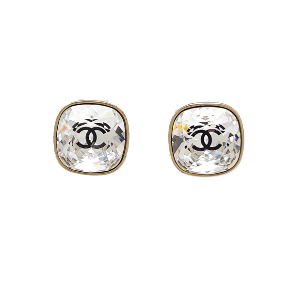 Resin Clear Stud Earrings