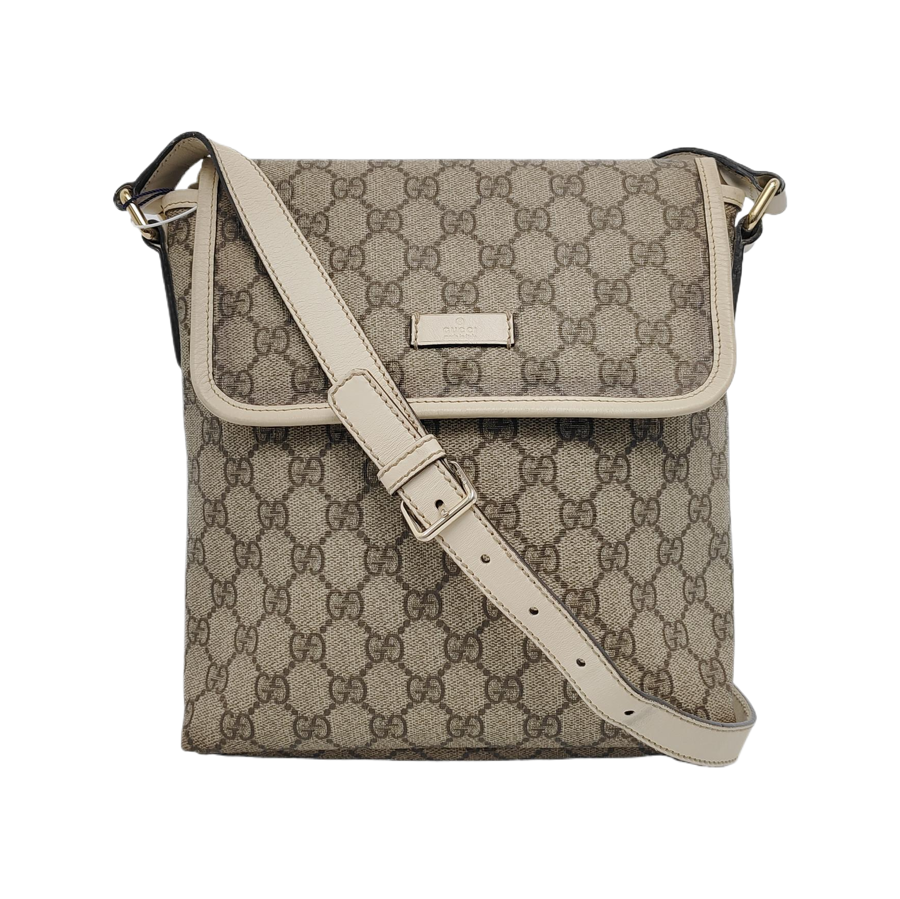 Ligne Shima Monogram Coated Canvas Beige