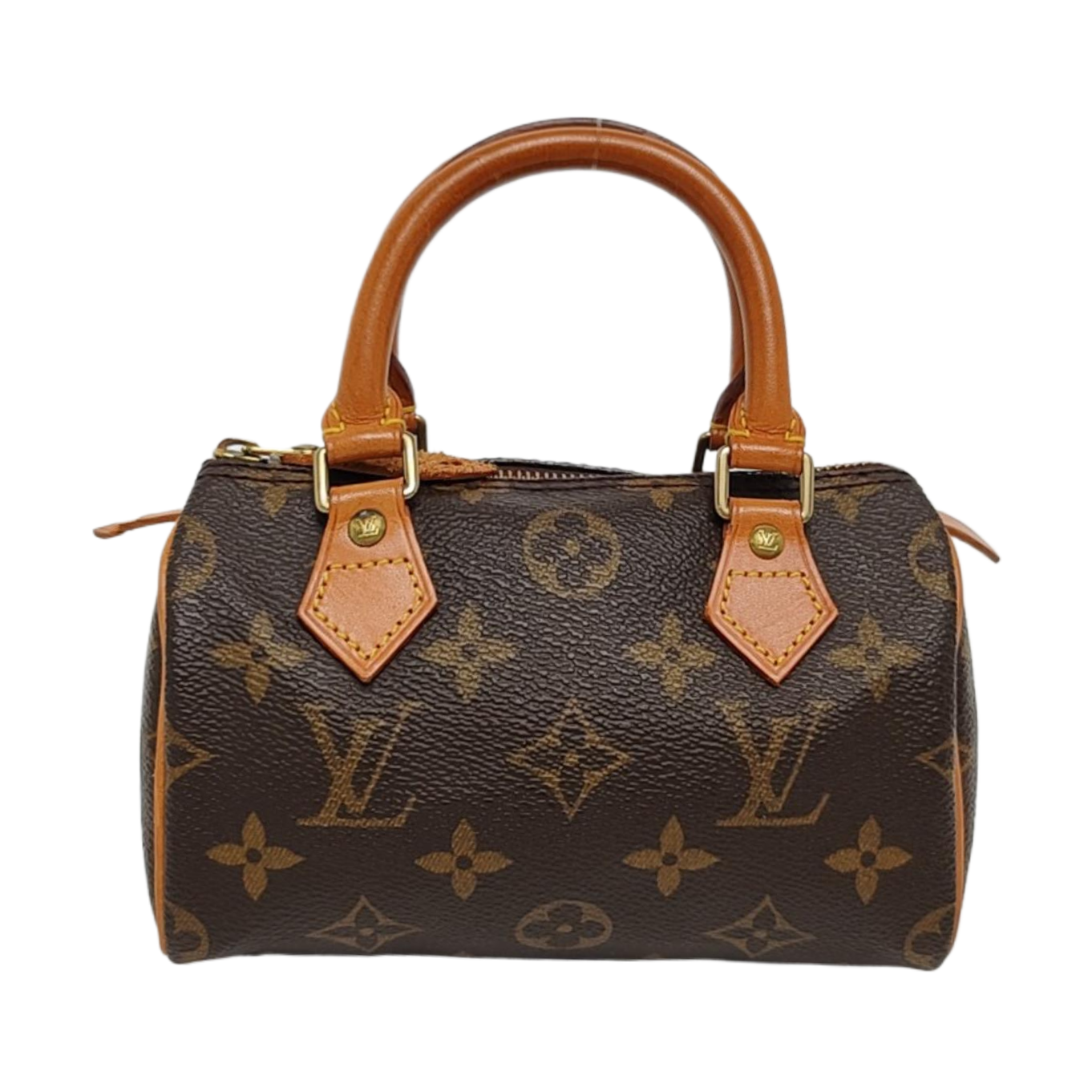 SPEEDY Nano Monogram Coated Canvas Brown
