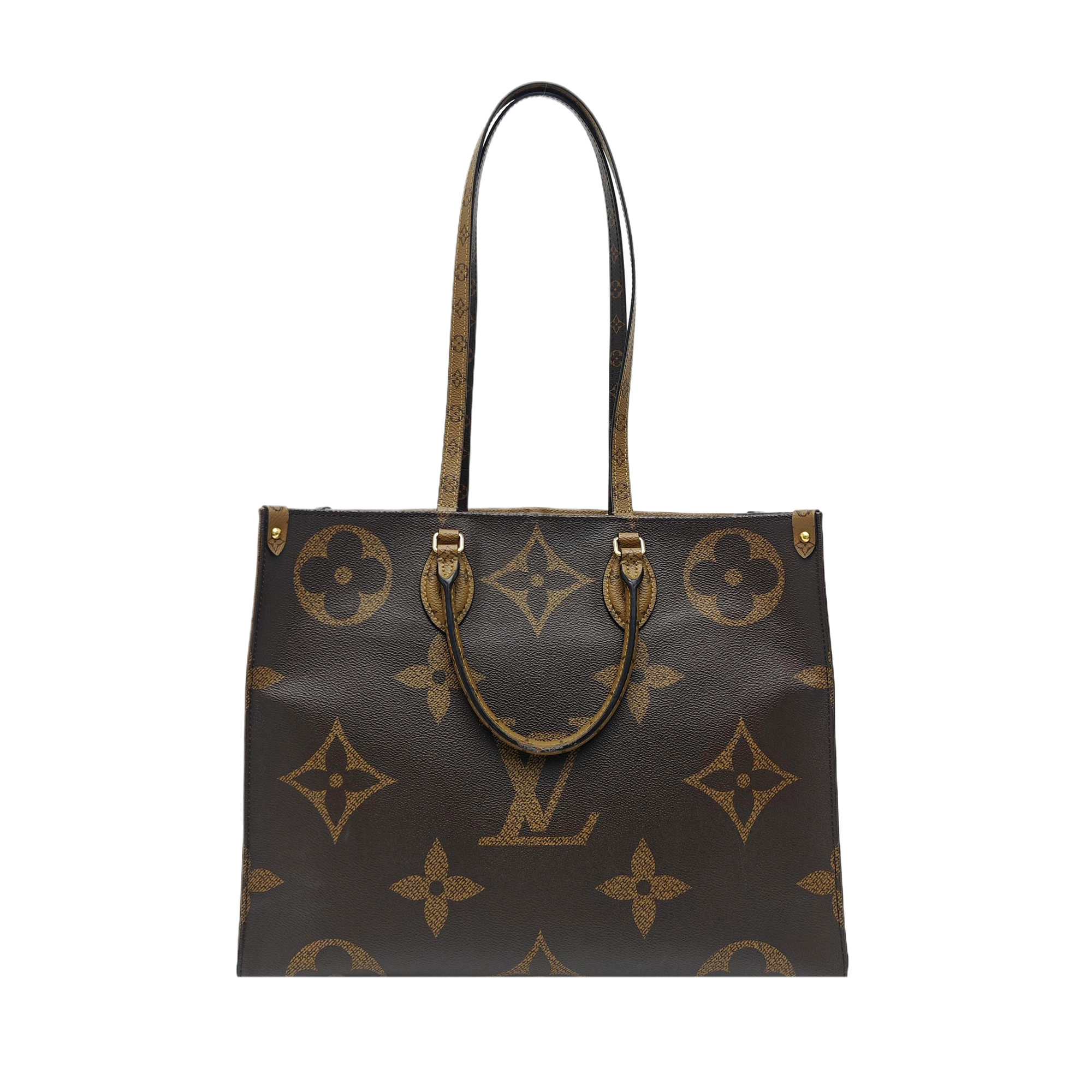 ONTHEGO GM Monogram Coated Canvas Brown