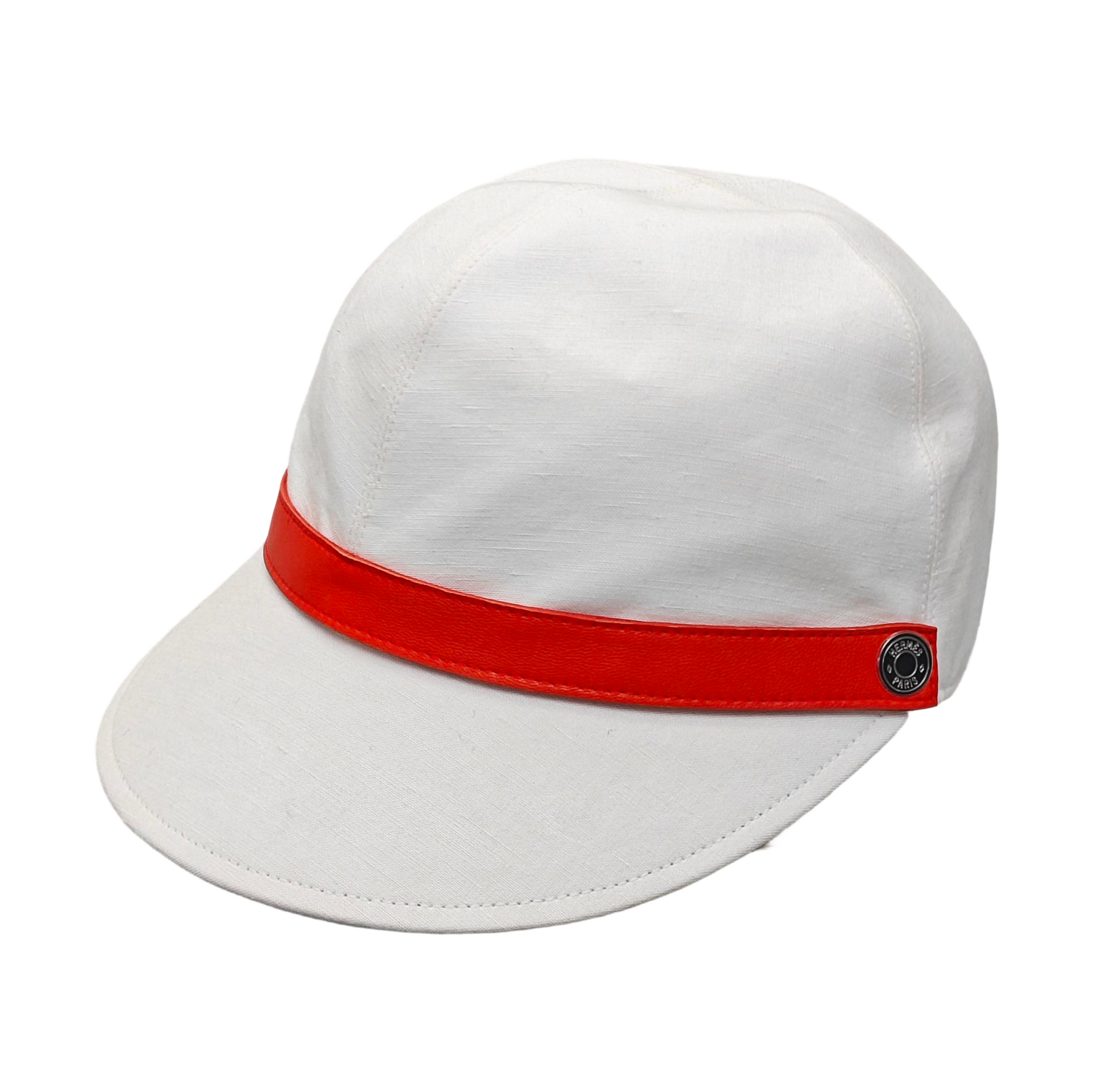 Linen Hat White