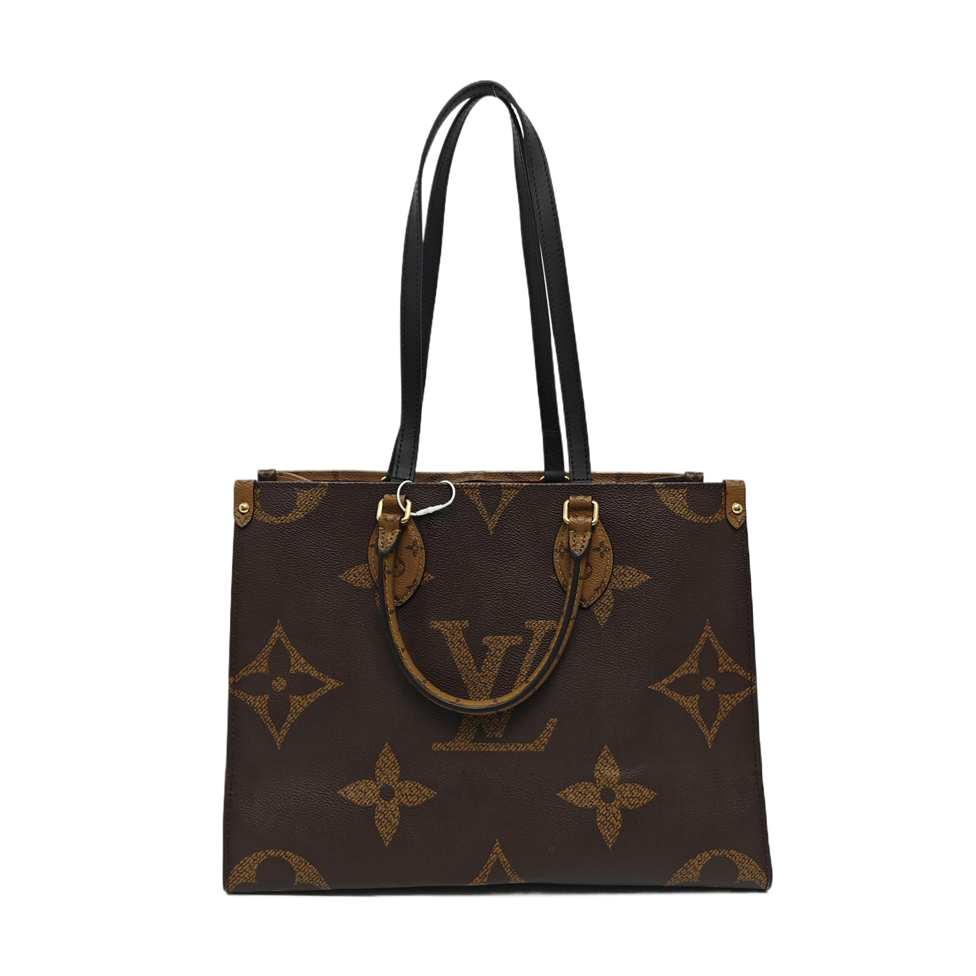 ONTHEGO MM Monogram Coated Canvas Brown