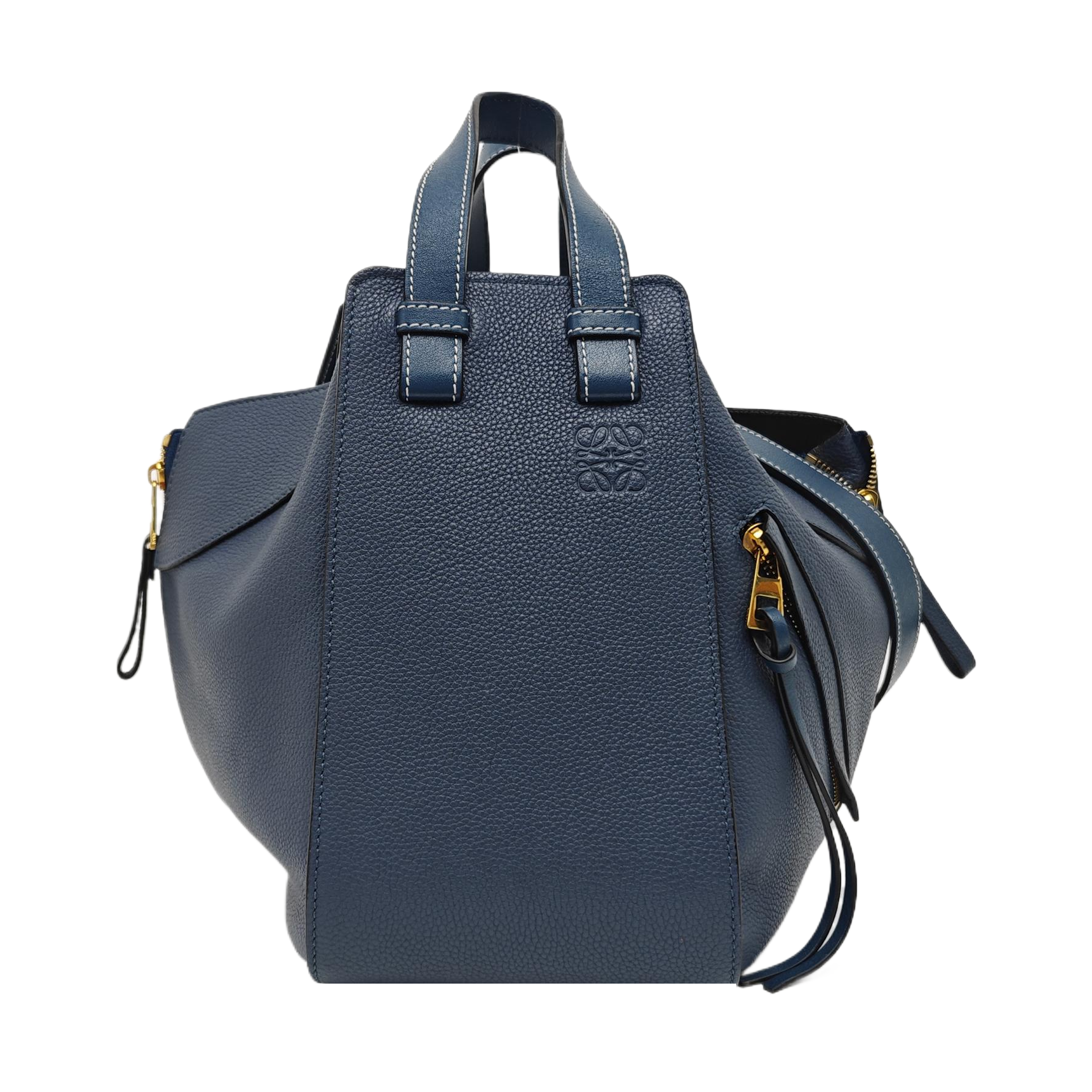 Hammock Small Calfskin Blue
