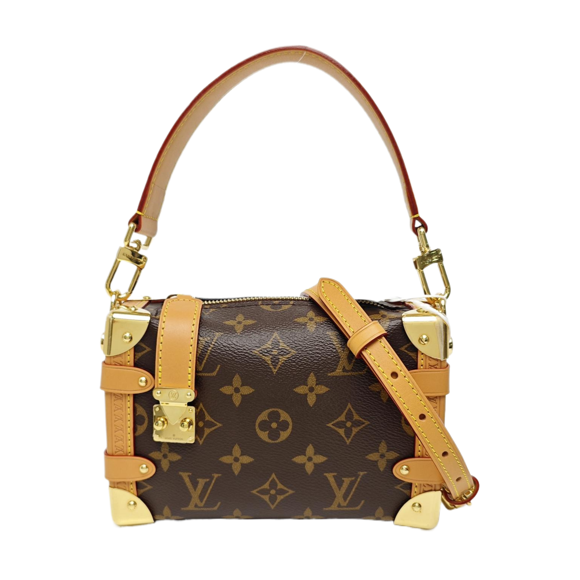 SIDE TRUNK PM Monogram Coated Canvas Brown