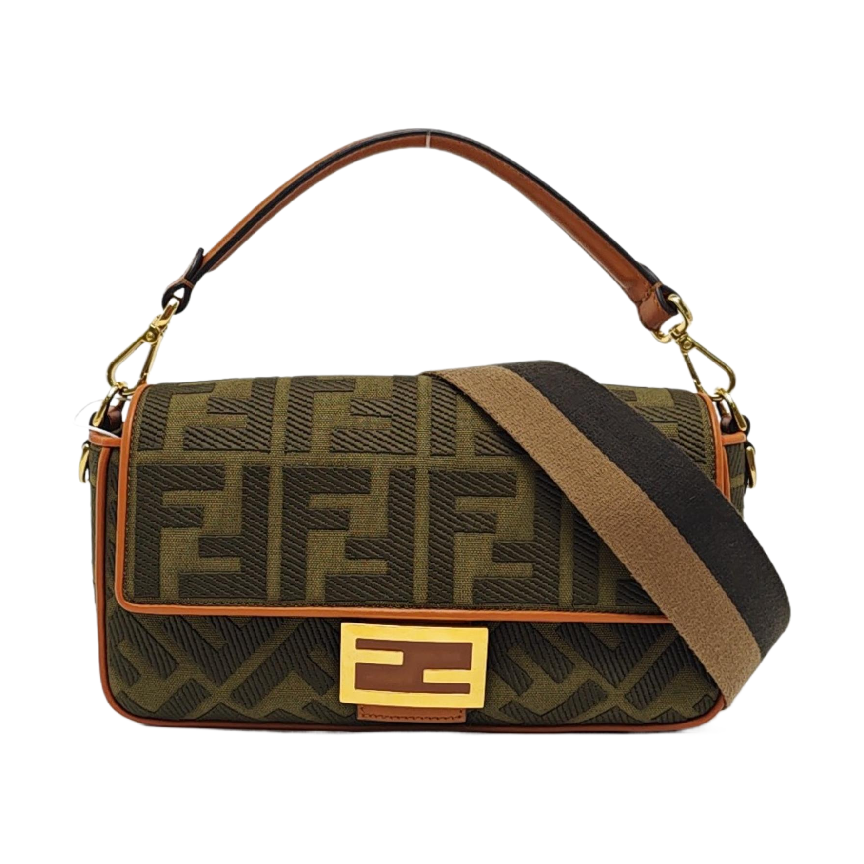 Baguette Medium Canvas Green