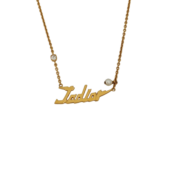 J'adior Metal Gold Necklace