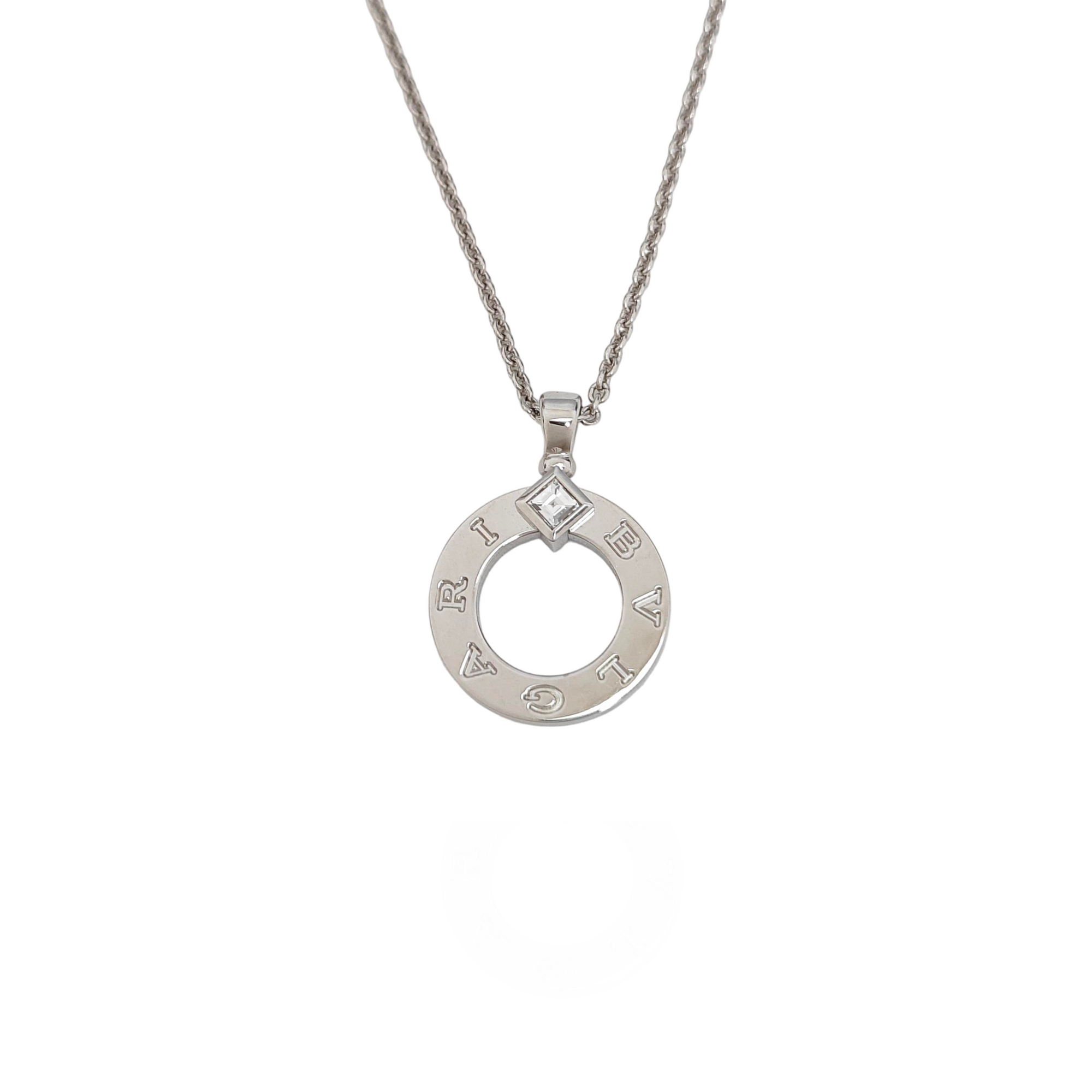 BVLGARI BVLGARI 18k White Gold Silver Necklace