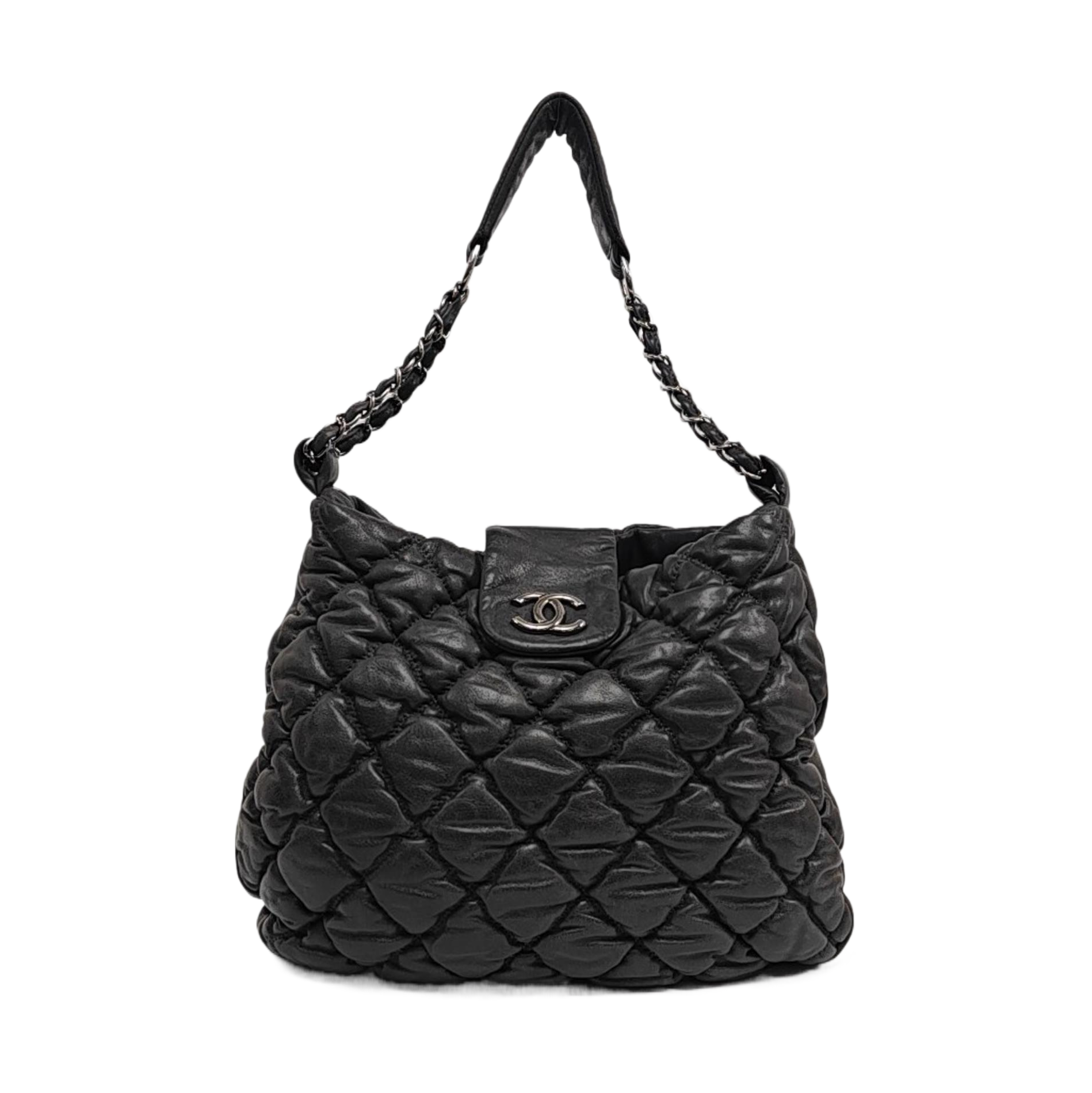 Quilted Calfskin Gray