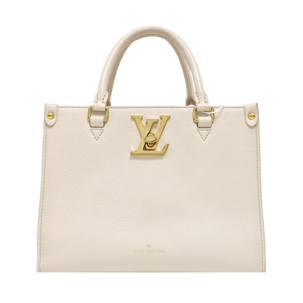 LOCK & GO Calfskin White