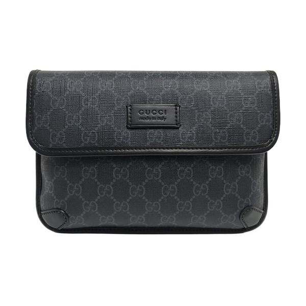 Neo Vintage Monogram Coated Canvas Black