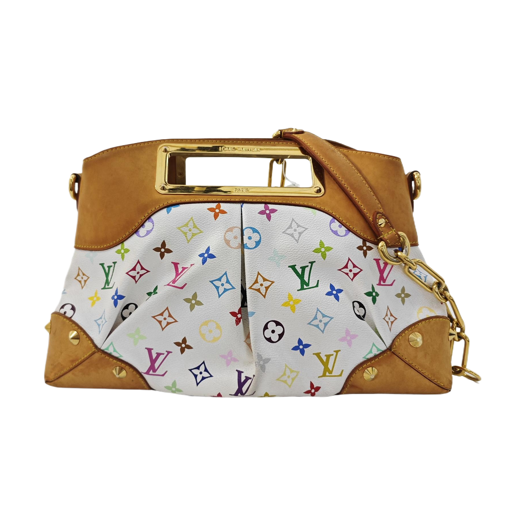LV × TM JUDY MM Monogram Coated Canvas White