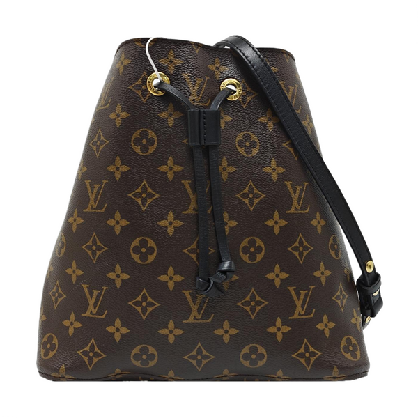 NÉONOÉ MM Monogram Coated Canvas Brown