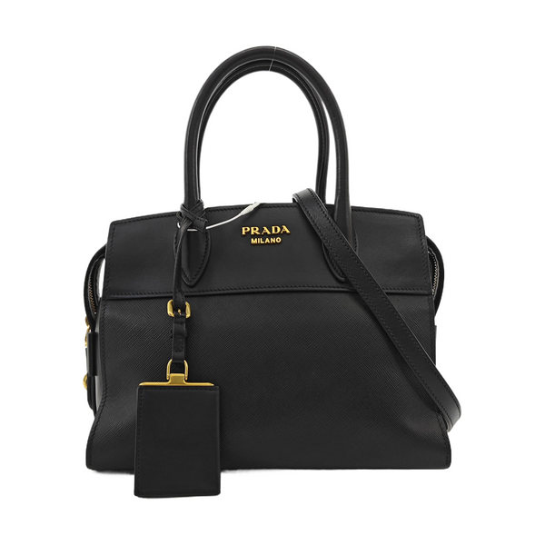 Esplanade Saffiano Calfskin Black